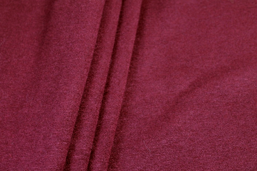 Super Soft Double Knit Jersey - Burgundy fabric, image 5 of 5