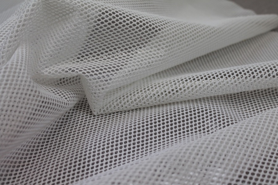 Plastic Laminated Spacer Tech Mesh - Ivory fabric, image 4 of 7