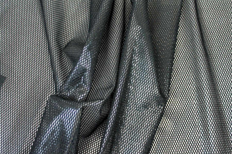 Plastic Laminated Spacer Tech Mesh - Black fabric, image 3 of 7
