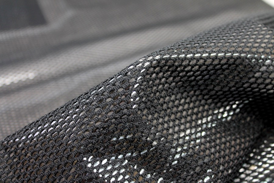 Plastic Laminated Spacer Tech Mesh - Black fabric, image 5 of 7