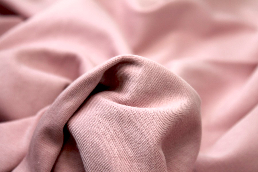 Organic Cotton Interlock Jersey - Dusty Pink fabric, image 5 of 7
