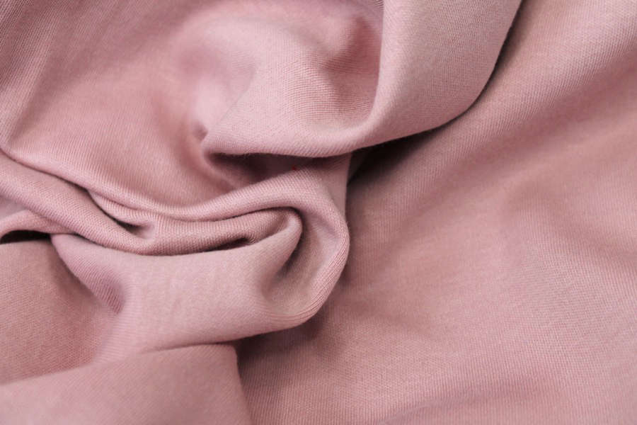 Organic Cotton Interlock Jersey - Dusty Pink fabric, image 7 of 7