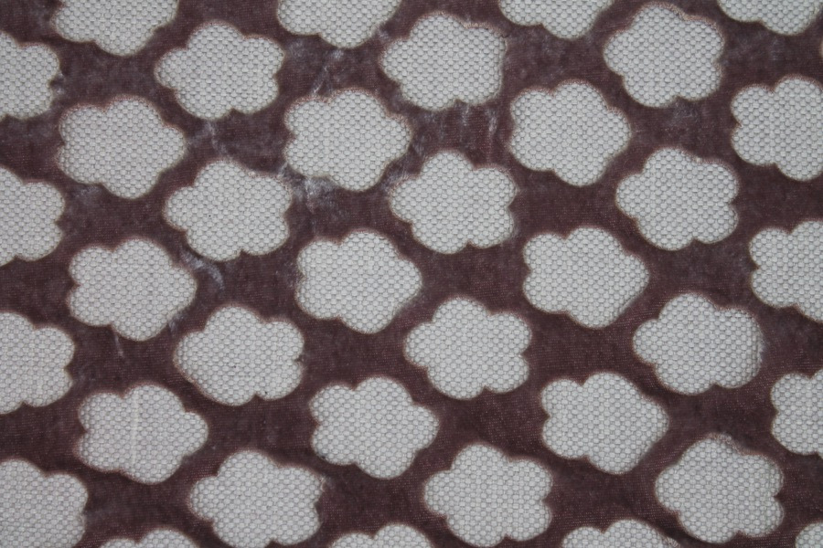 Laser Cut Soft Velvet - Mauve fabric, image 5 of 9