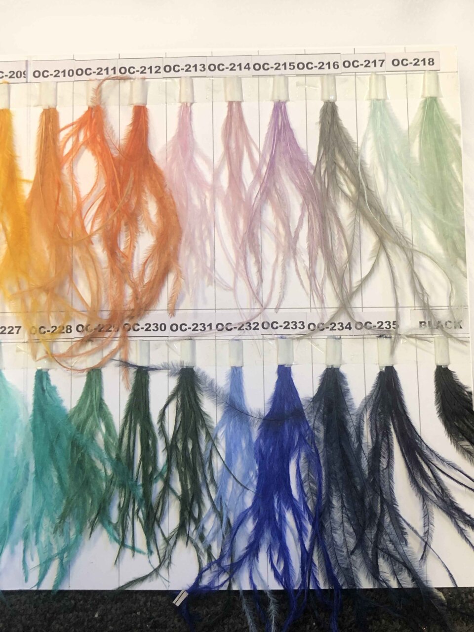 Beads and Ostrich Feather on Tulle - Select Your Colour - 8m Minimum, image 3 of 4