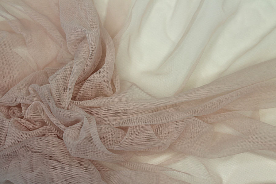 Soft Nylon Tulle - Vintage Pink - T42 fabric, image 5 of 5
