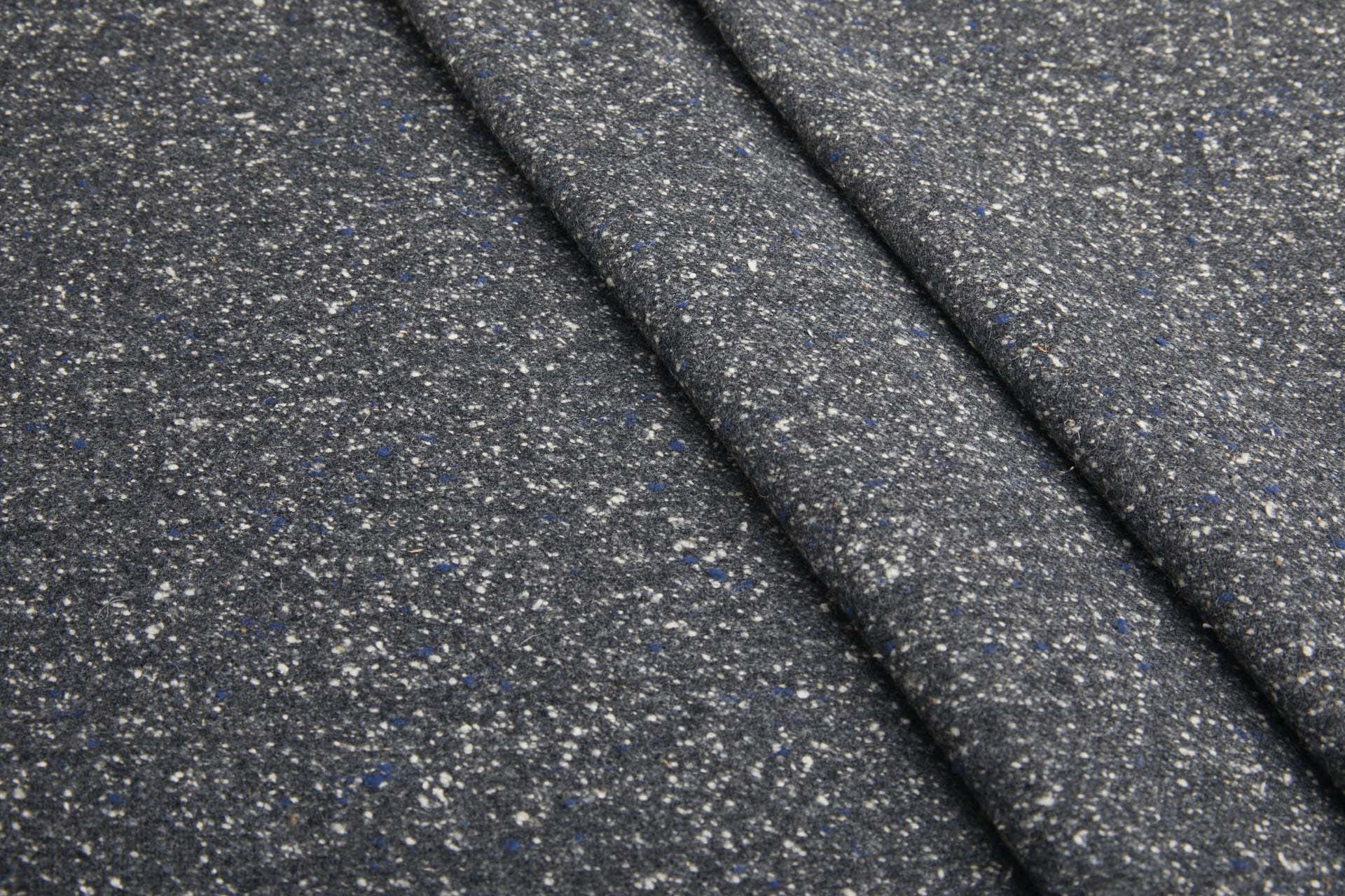 Wool Mix Tweed - Blue / Green fabric