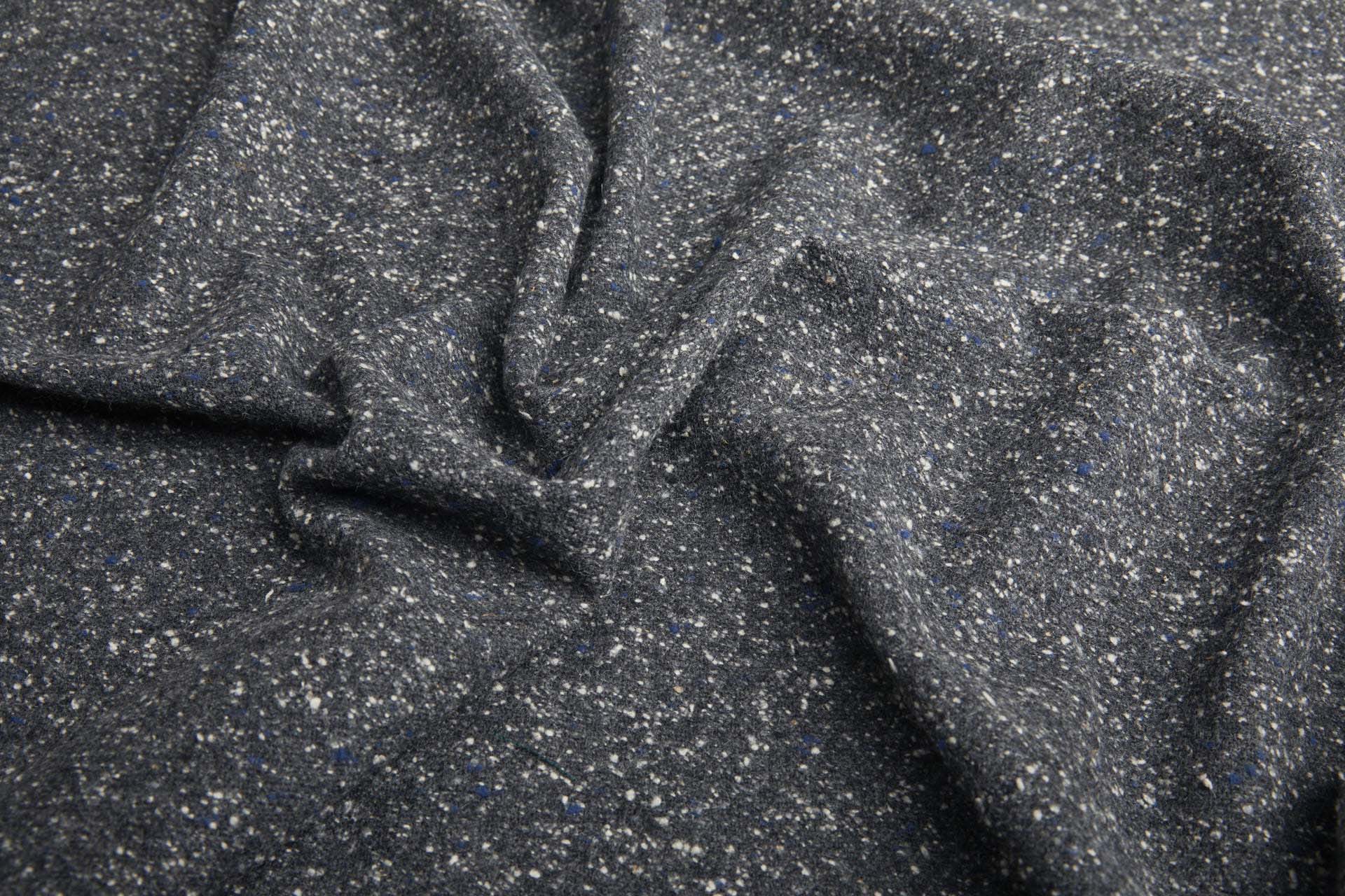 Wool Mix Tweed - Blue / Green fabric, image 6 of 6