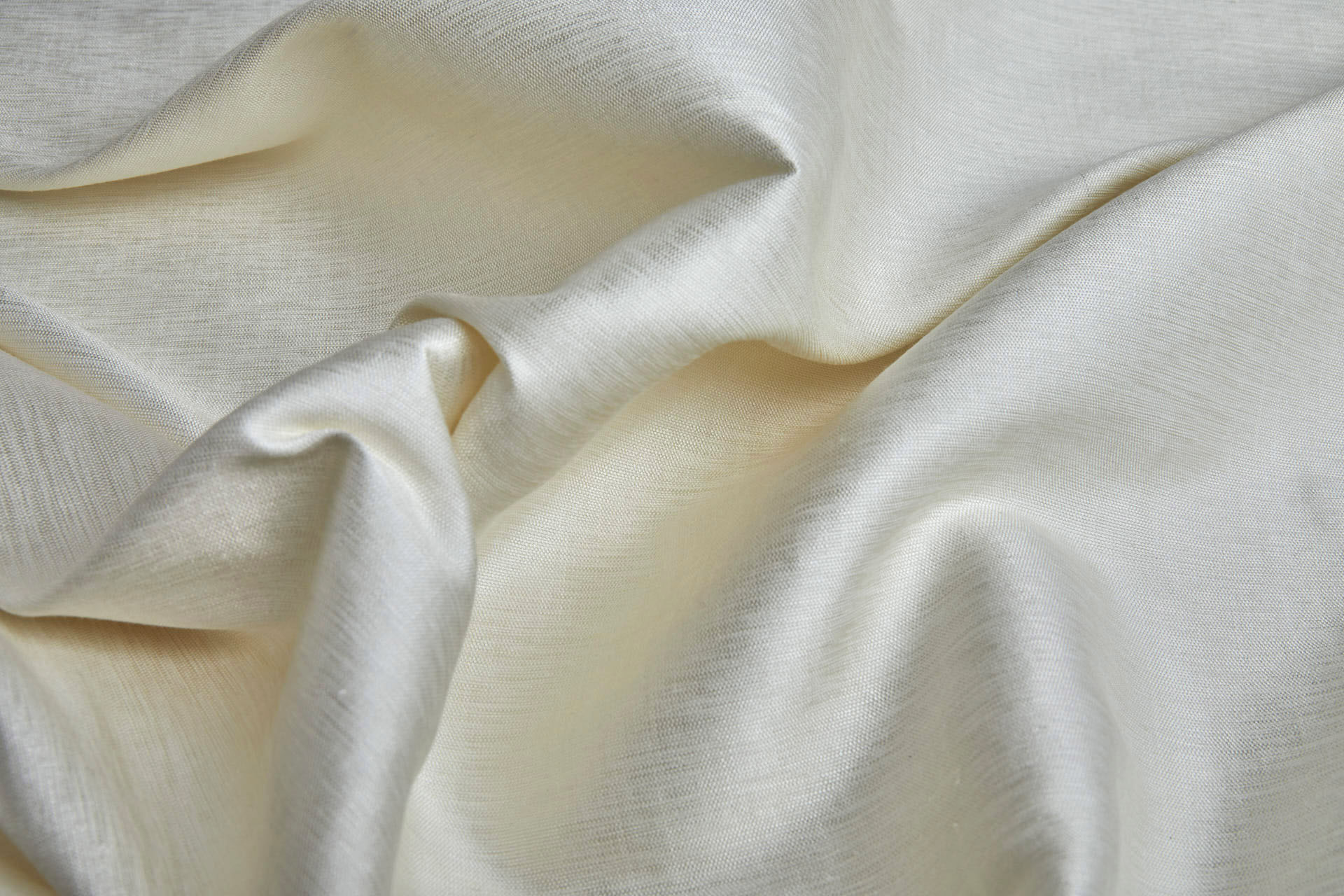Ivory Textured Raw Silk Viscose Tassar fabric, image 6 of 6