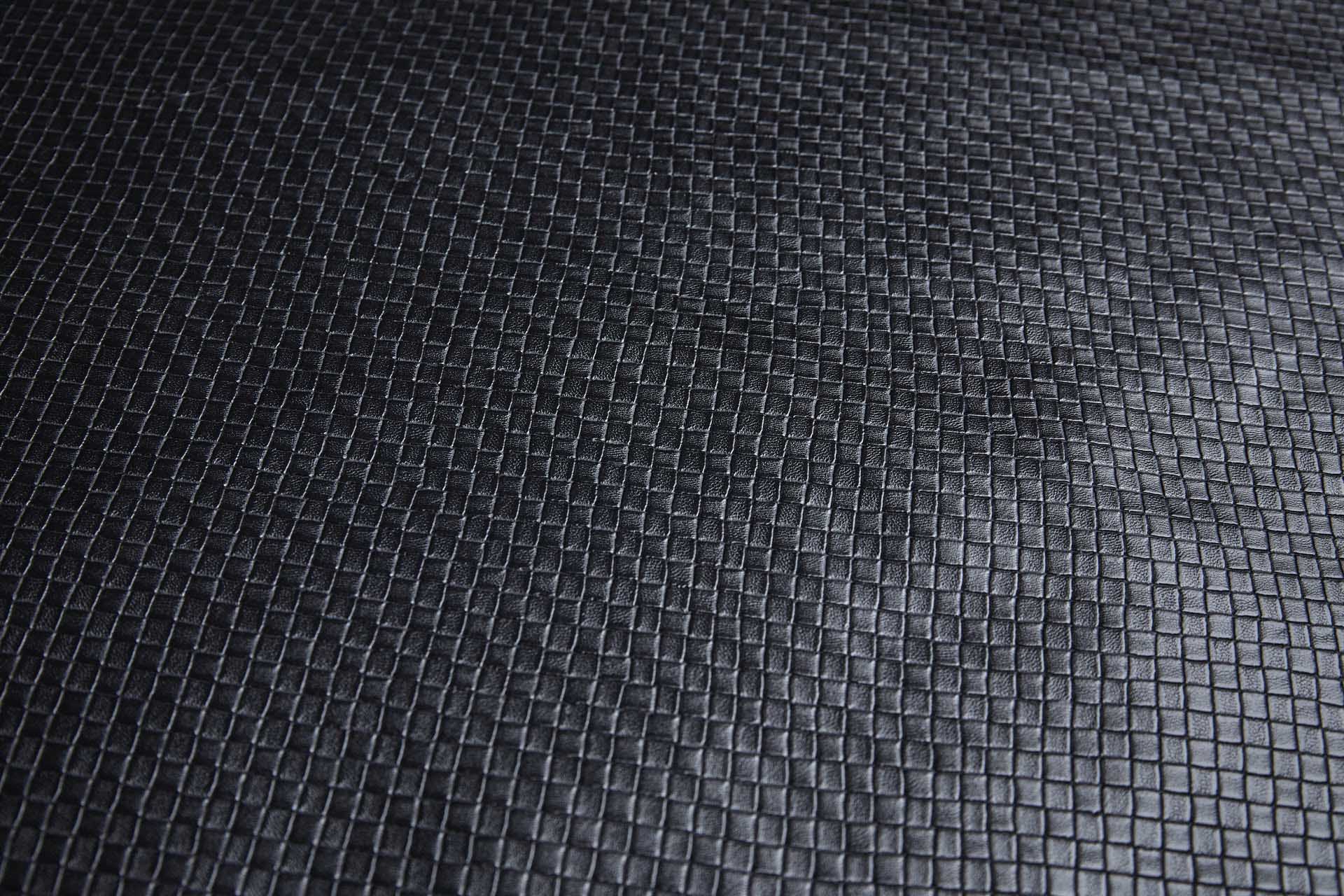 "Woven" Look Leatherette - Black fabric, image 7 of 8