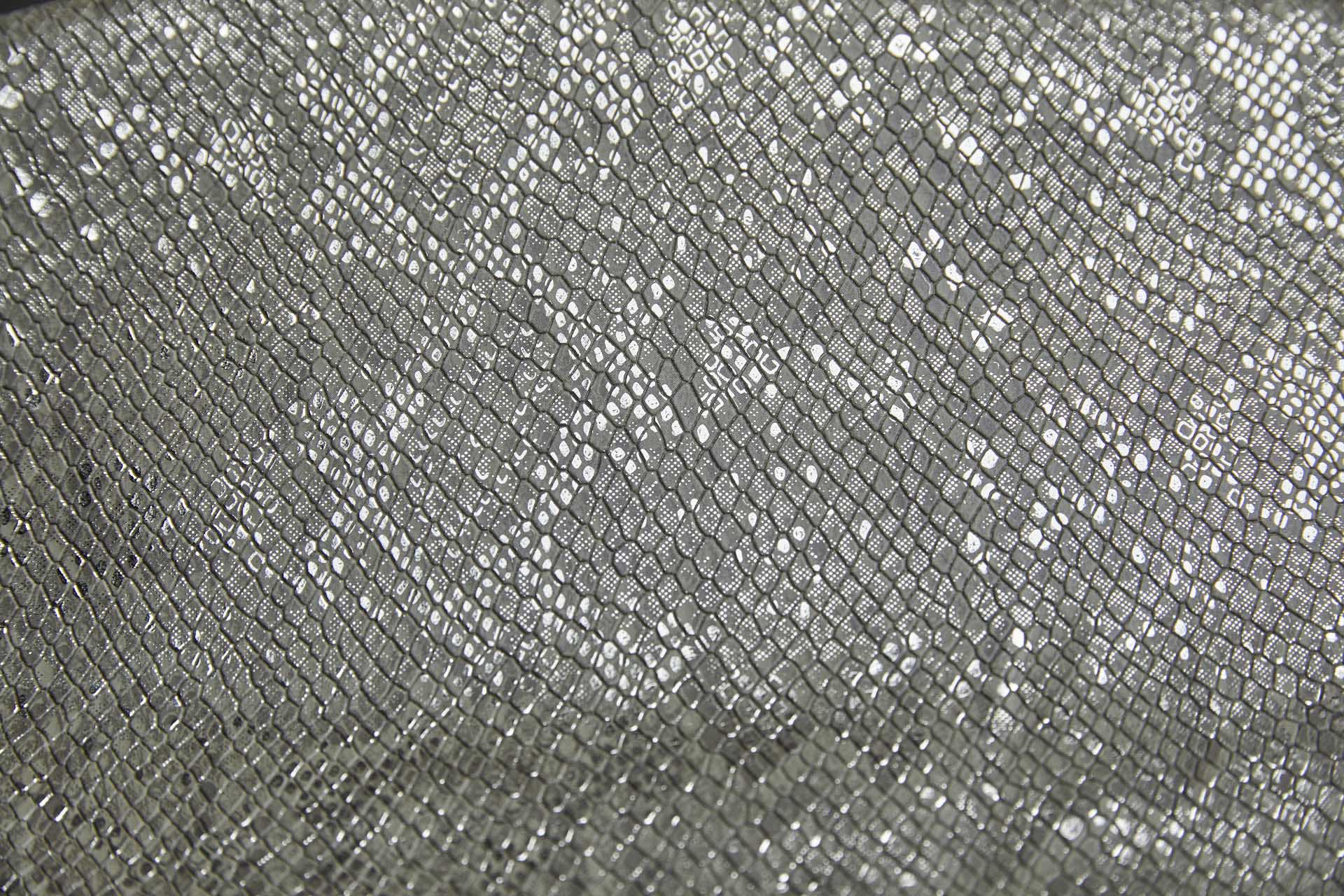Embossed Snakeskin / Reptile Leatherette - Olive fabric, image 10 of 12