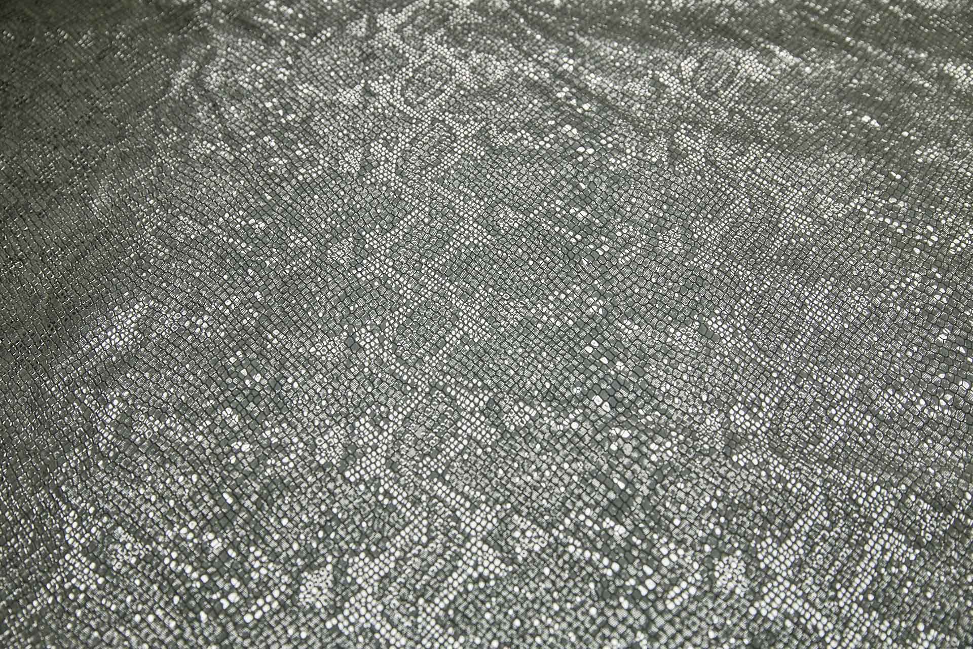 Embossed Snakeskin / Reptile Leatherette - Olive fabric, image 12 of 12