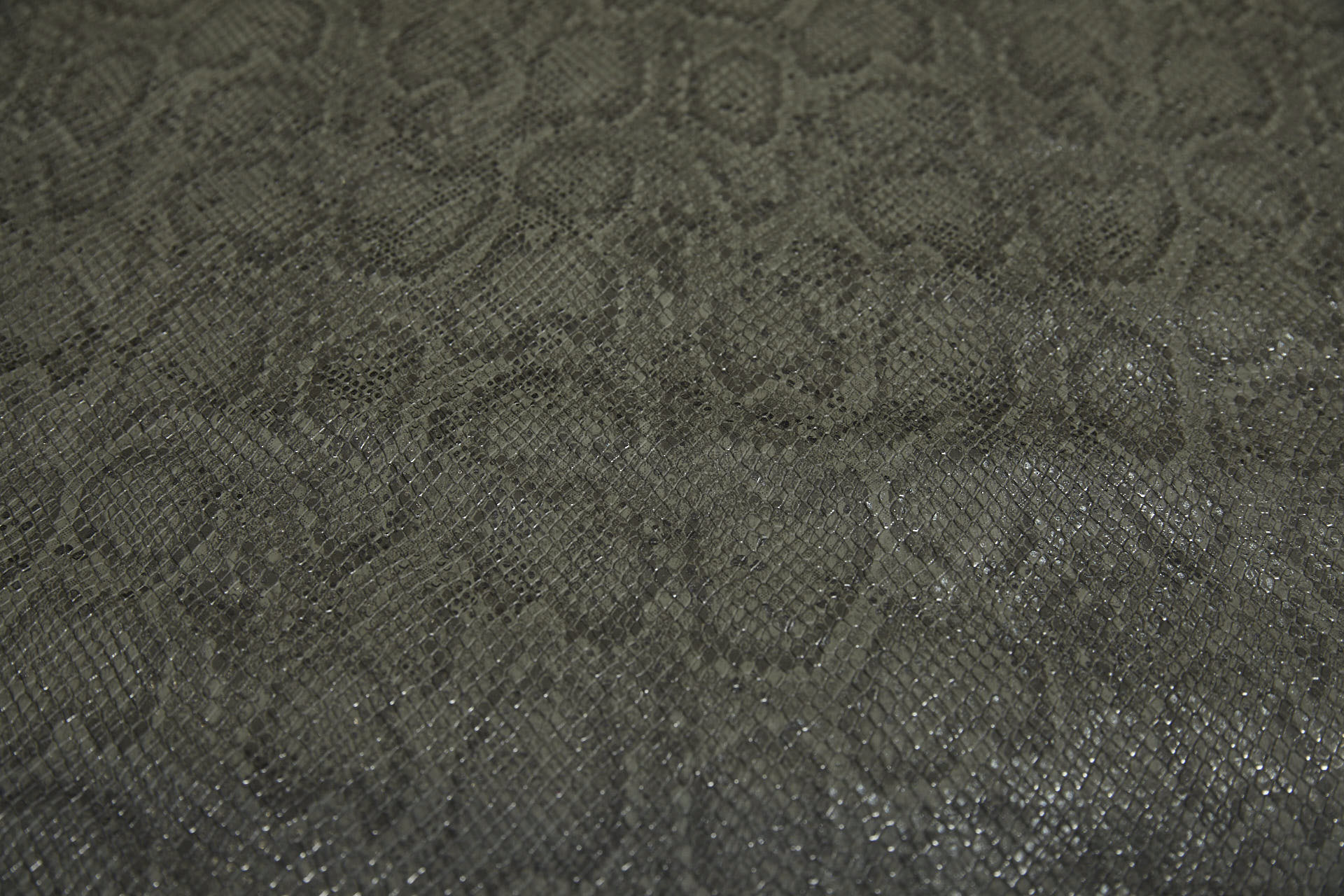 Embossed Snakeskin / Reptile Leatherette - Olive fabric, image 2 of 12