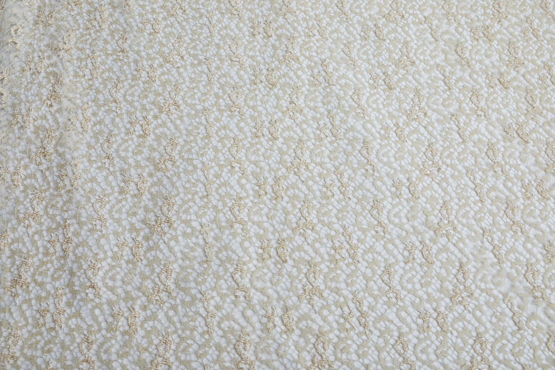 Oat "Trumpet" Scallop Lace fabric, image 10 of 18