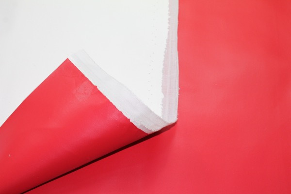 Crisp Matte Leatherette - Red fabric, image 2 of 6