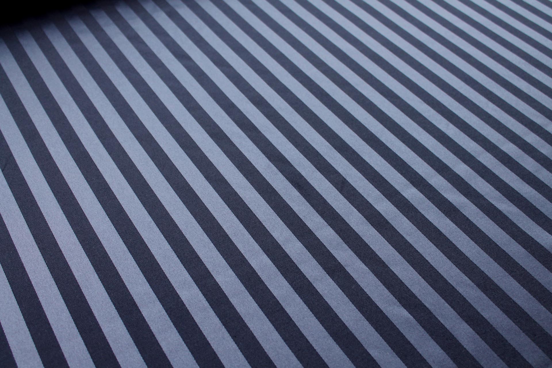Navy / French Navy Satin Stripe Brocade - 1.2m Piece fabric, image 5 of 8