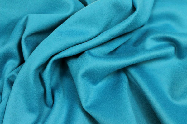 Cashmere & Wool Blend - Blue Turquoise fabric, image 2 of 4
