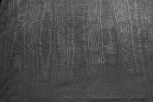 Cotton Viscose Grosgrain - Black Moiré fabric, image 5 of 7