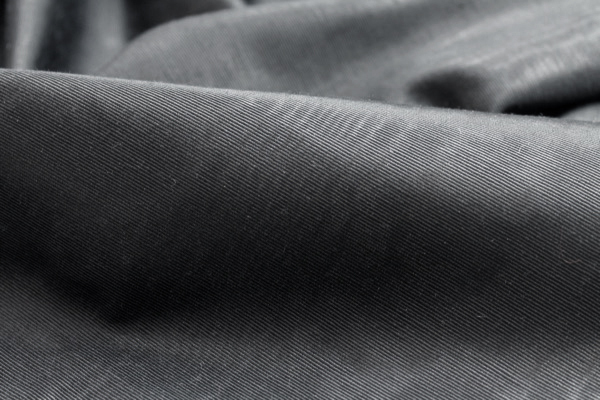 Cotton Viscose Grosgrain - Black Moiré fabric, image 4 of 7