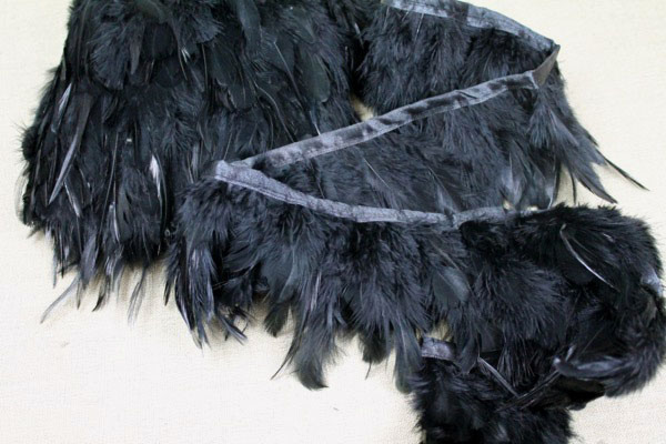 Feather Trim - Black, image 4 of 4