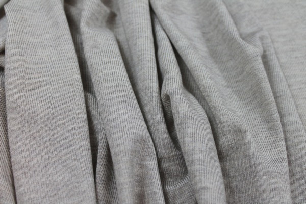 Two Tone Viscose Jersey - Beige - 1.5m Piece fabric, image 3 of 7