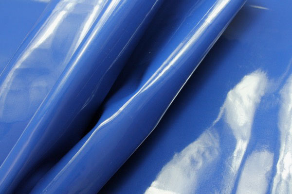 Glossy PVC - Royal Blue fabric