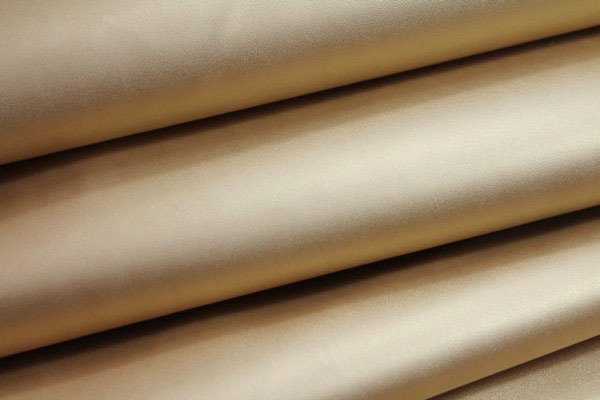 Crisp Matte Gold Leatherette fabric, image 6 of 7