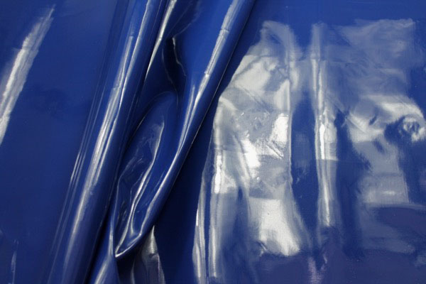 Glossy PVC - Royal Blue fabric, image 6 of 6