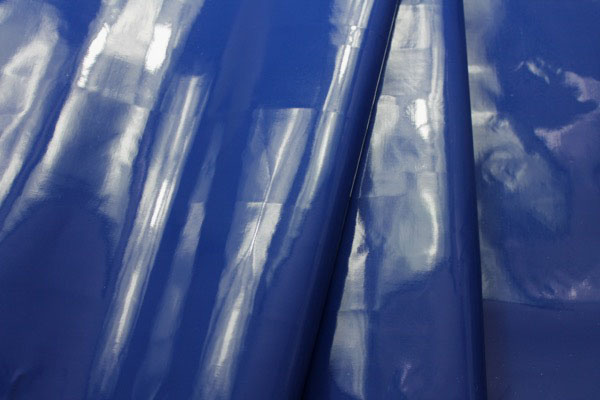 Glossy PVC - Royal Blue fabric, image 5 of 6