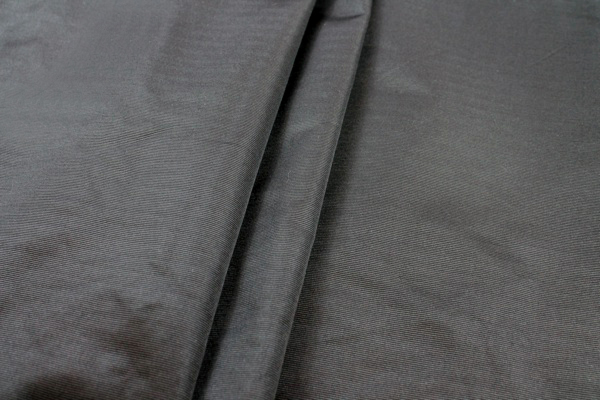 Silk Grosgrain - Black fabric, image 2 of 4