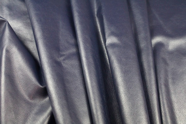 Leatherette - Navy Stretch fabric, image 5 of 6