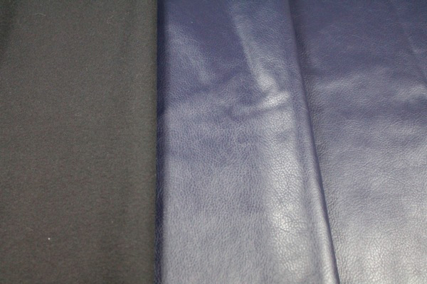 Leatherette - Navy Stretch fabric, image 6 of 6