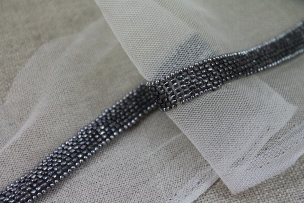 Beaded Trim - Gunmetal, image 4 of 5