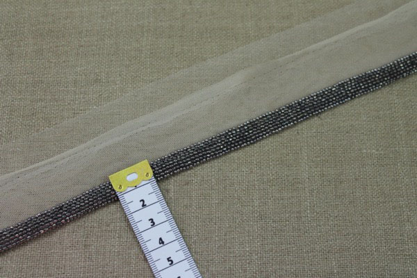 Beaded Trim - Gunmetal, image 3 of 5