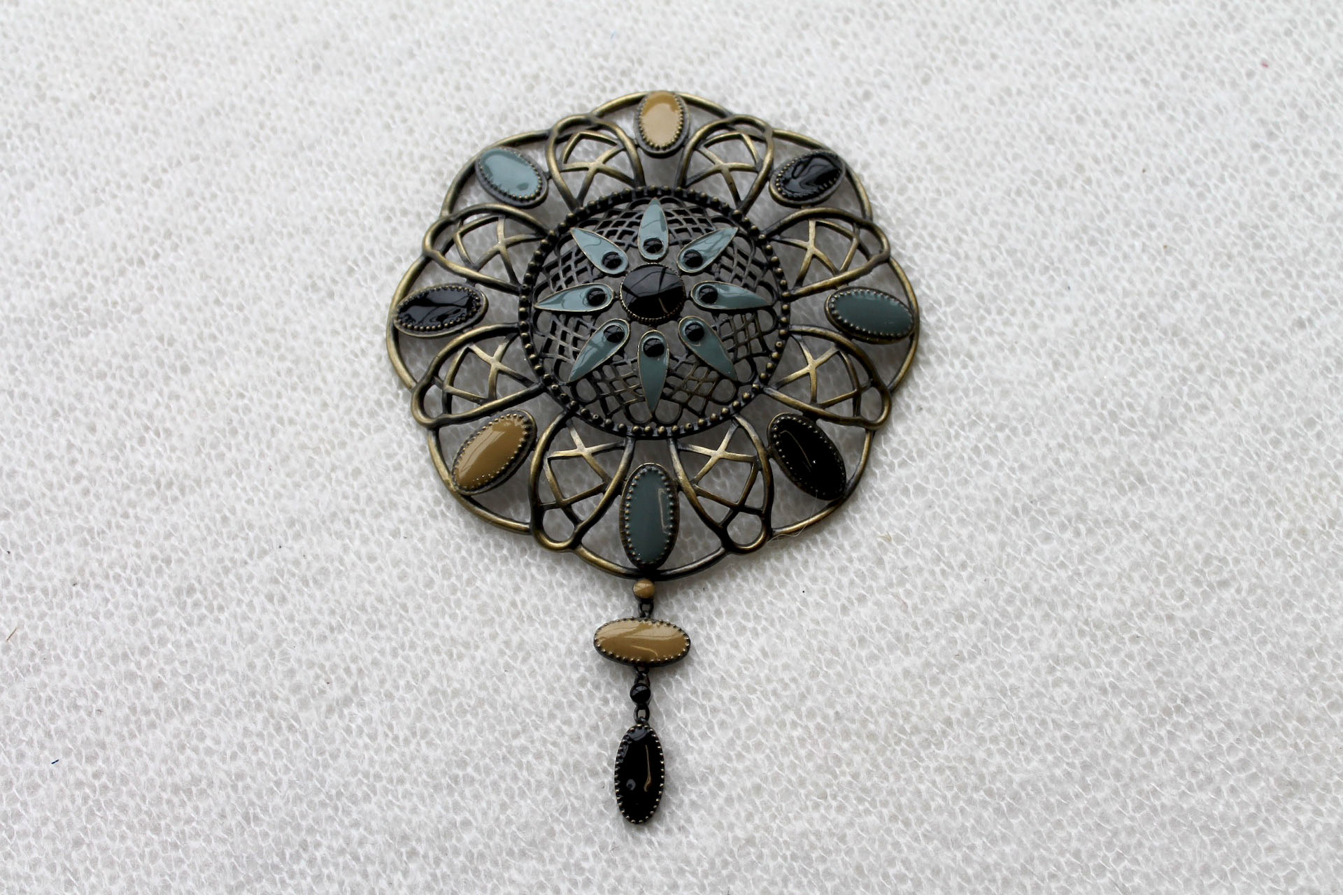 Decorative Metal and Enamel Ornament trim