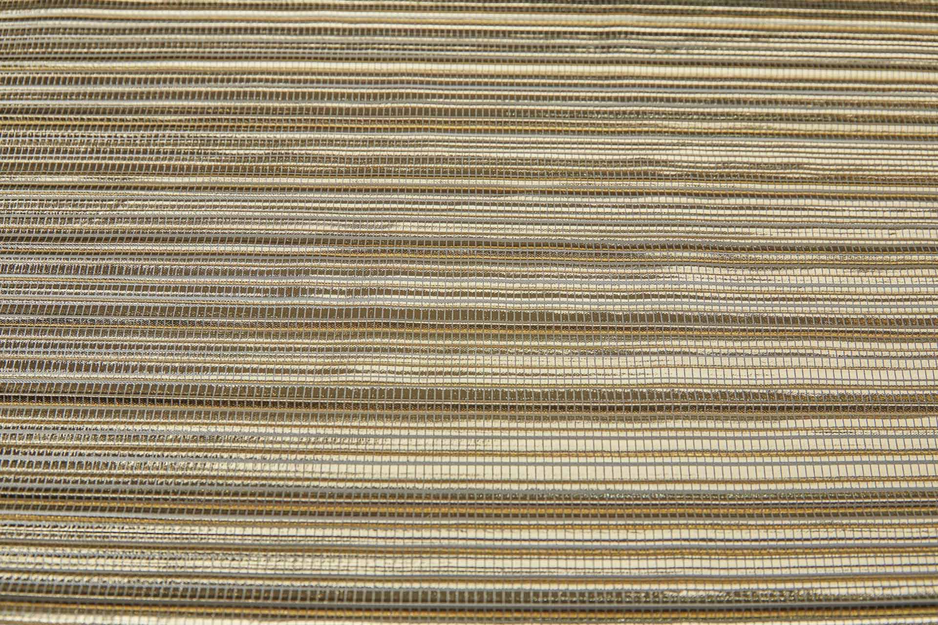 Pleated & Foiled Fluid Lamé - Gold fabric, image 4 of 7