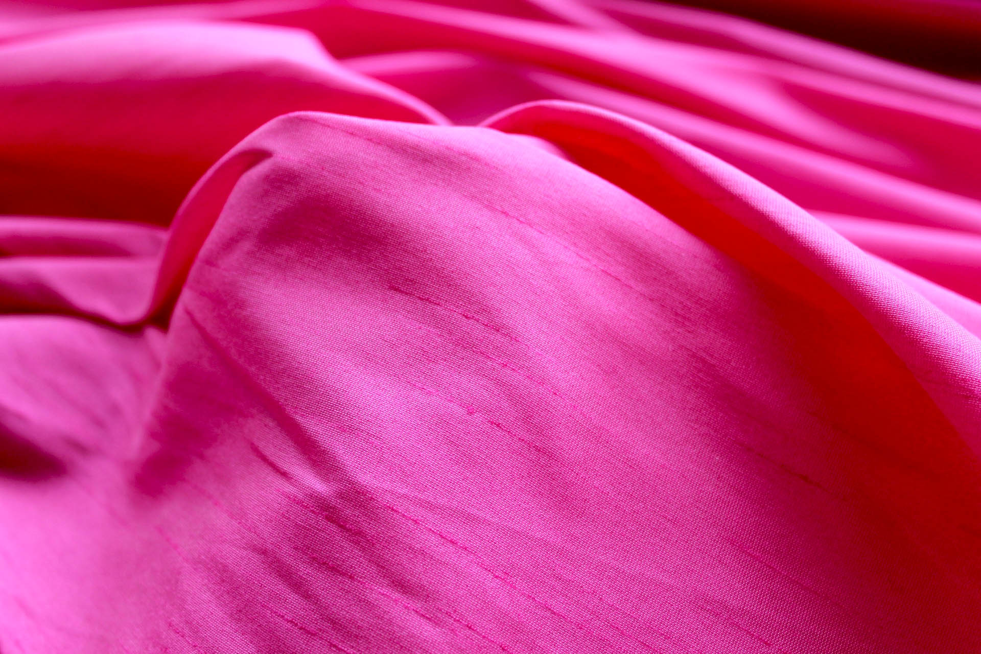Poly Taffeta - Hot Pink fabric, image 3 of 5