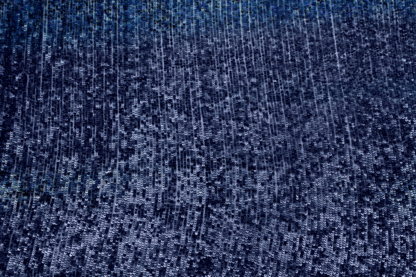 Overlapping Micro Sequin On Silk Chiffon - Navy fabric, image 4 of 7