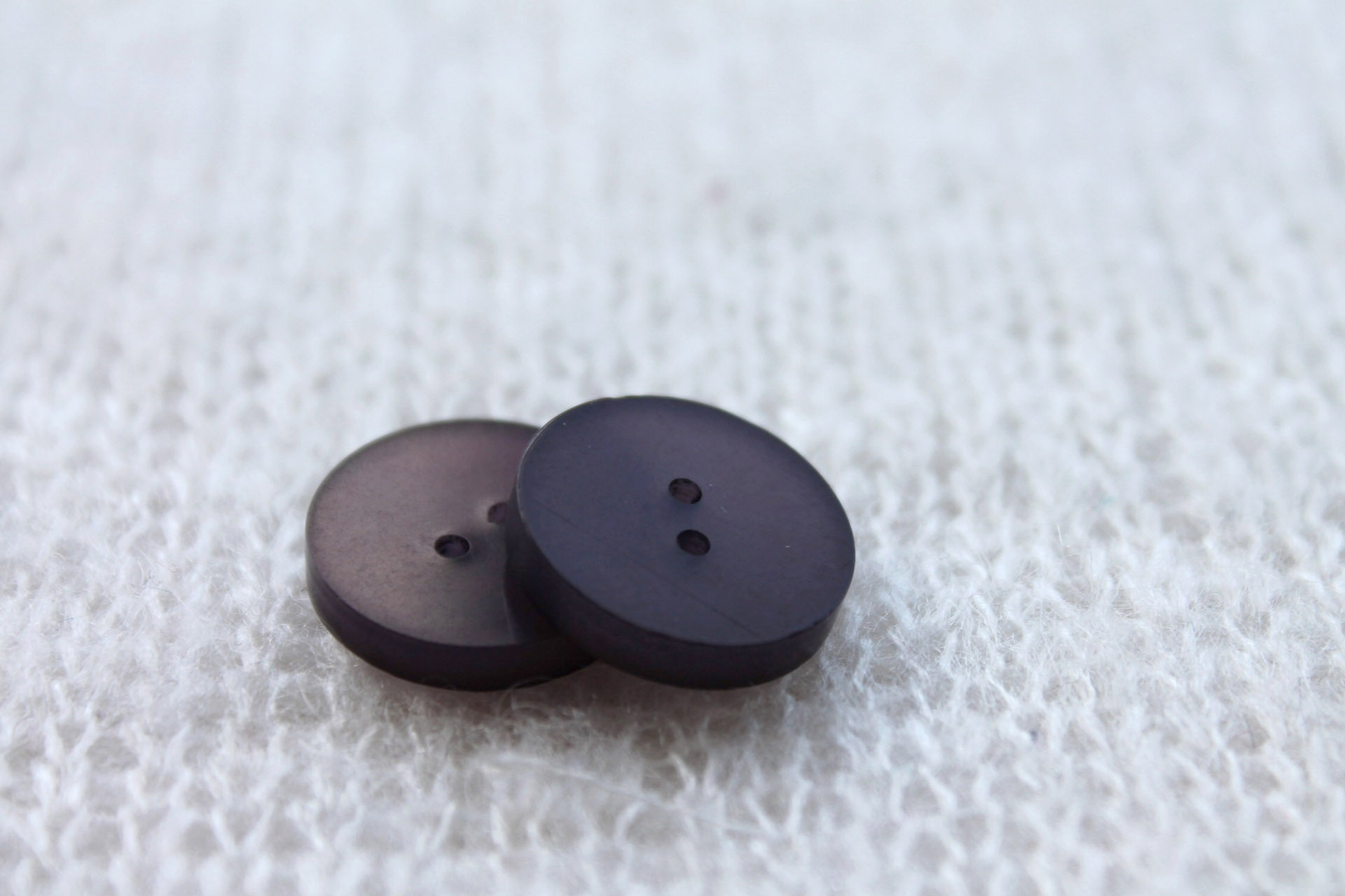 Semi-transparent Deep Purple Resin Button - 1.6cm, image 3 of 4