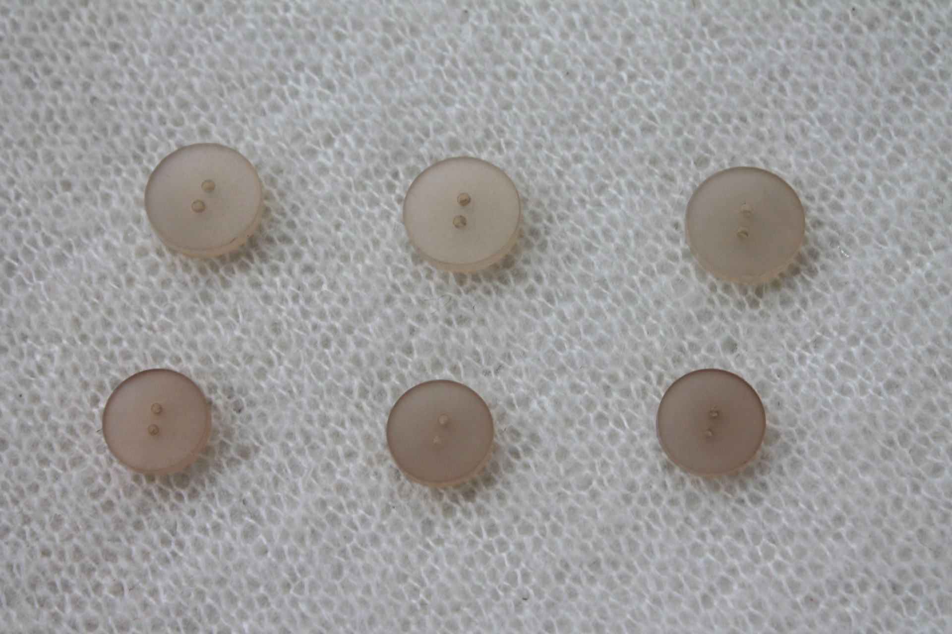 Semi-transparent Latte Resin Button - 1.9cm, image 2 of 4
