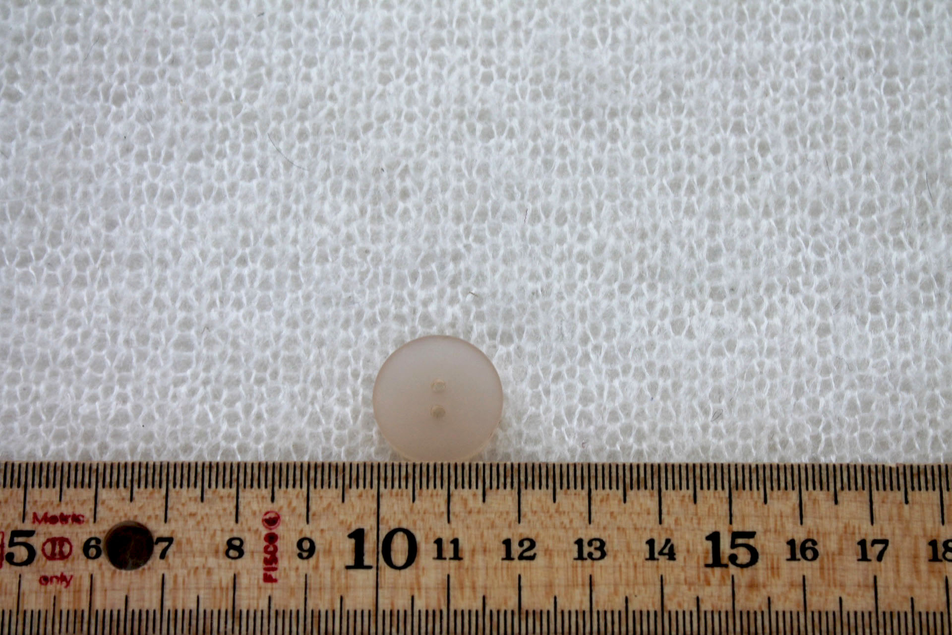 Semi-transparent Latte Resin Button - 1.9cm, image 4 of 4