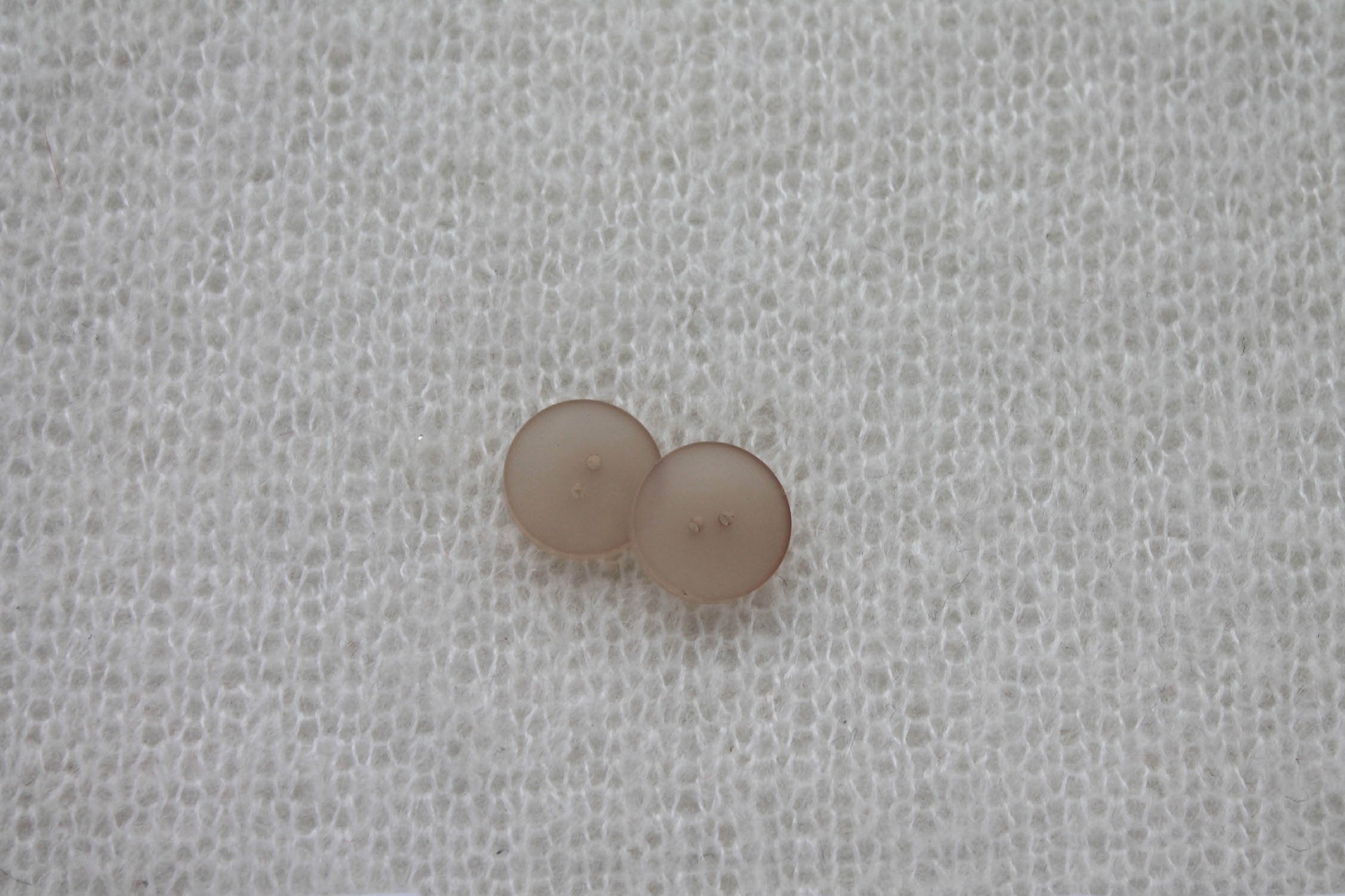 Semi-transparent Latte Resin Button - 1.6cm, image 3 of 4