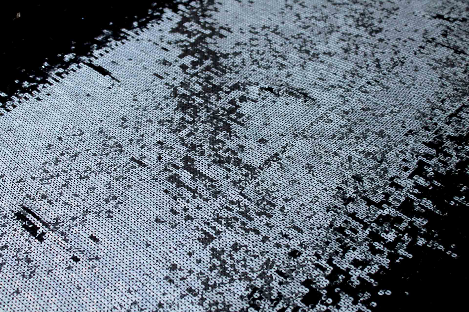 Sequin On Chiffon - Grey Silver fabric, image 2 of 7