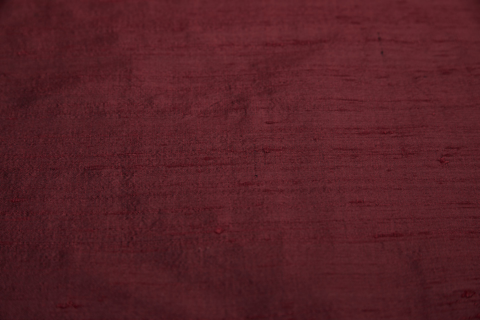 Textured Silk Dupion - Dark Red shot Black fabric, image 3 of 9