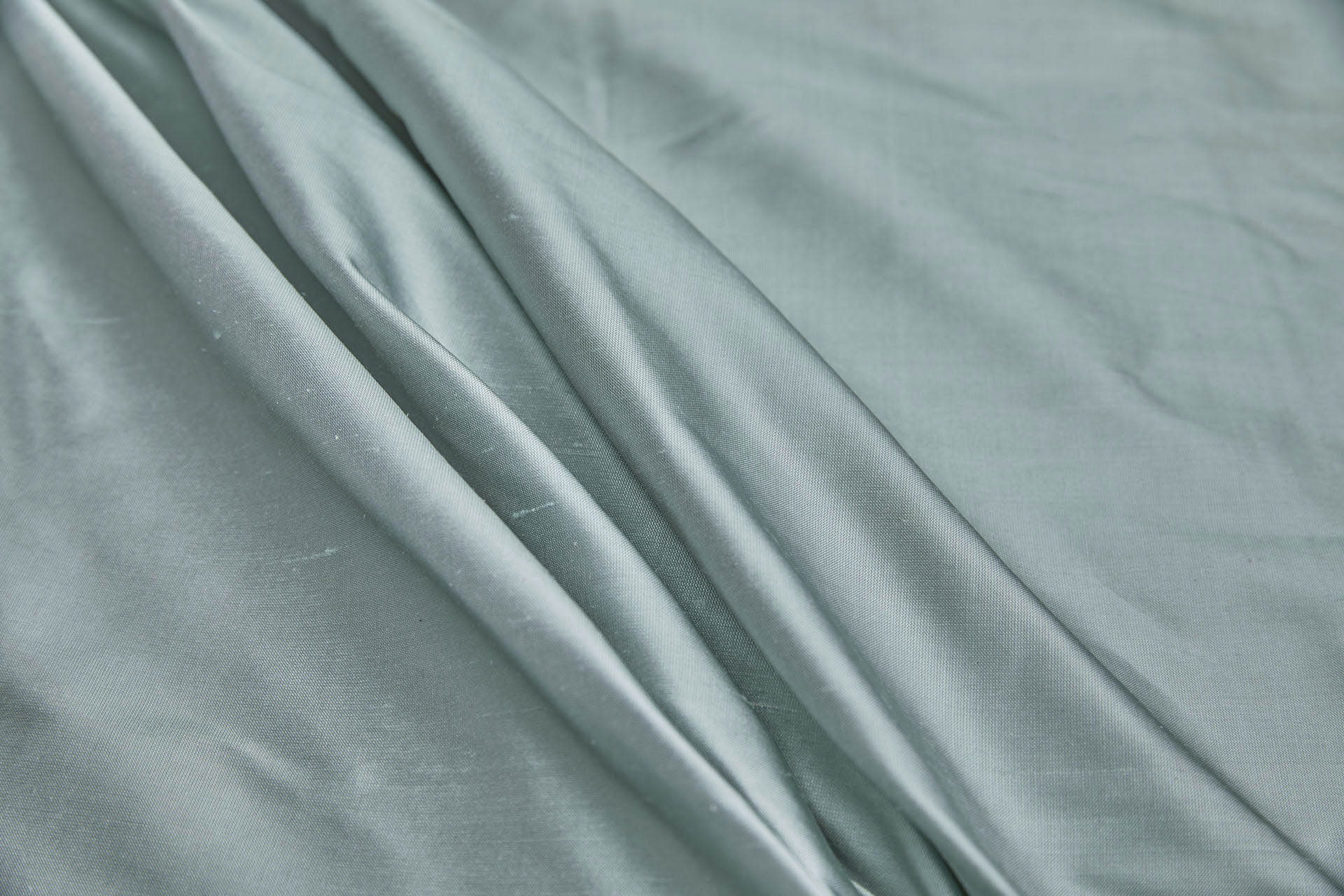 Silk Dupion - Sage Green shot Lilac fabric, image 6 of 8