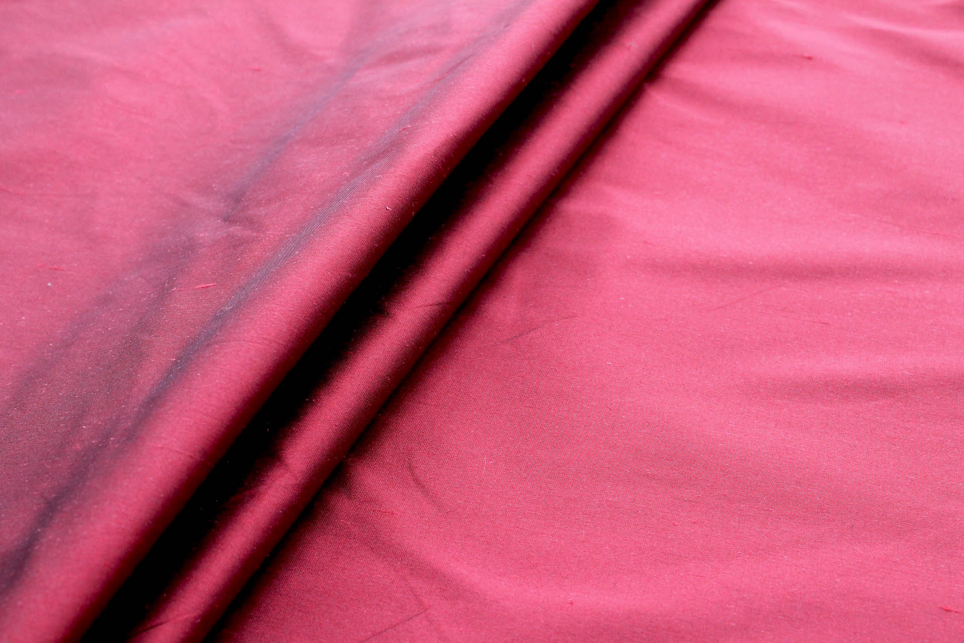 Silk Dupion - Deep Red - B23 fabric, image 4 of 6