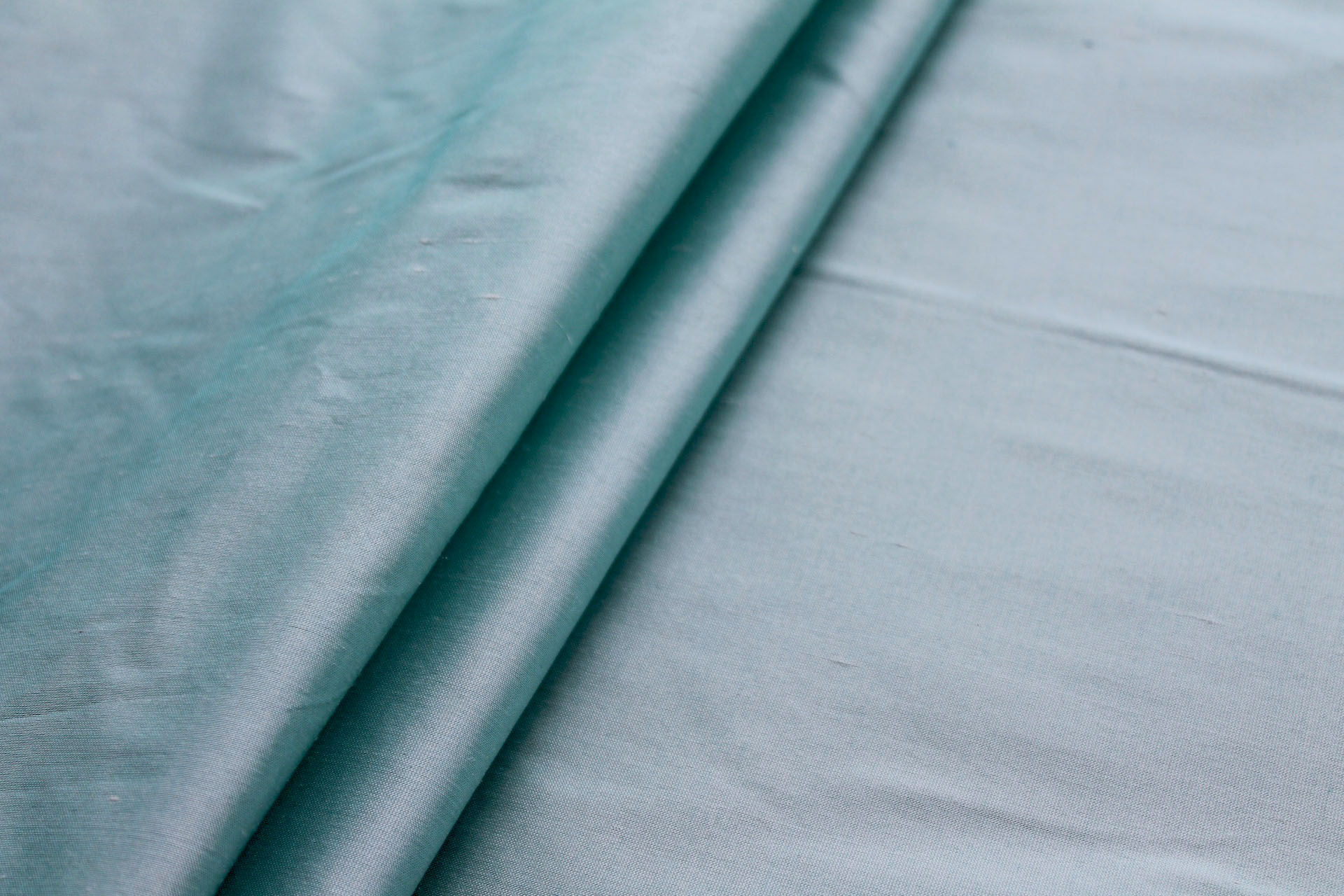 Silk Dupion - Mint shot White - B89 fabric, image 6 of 6