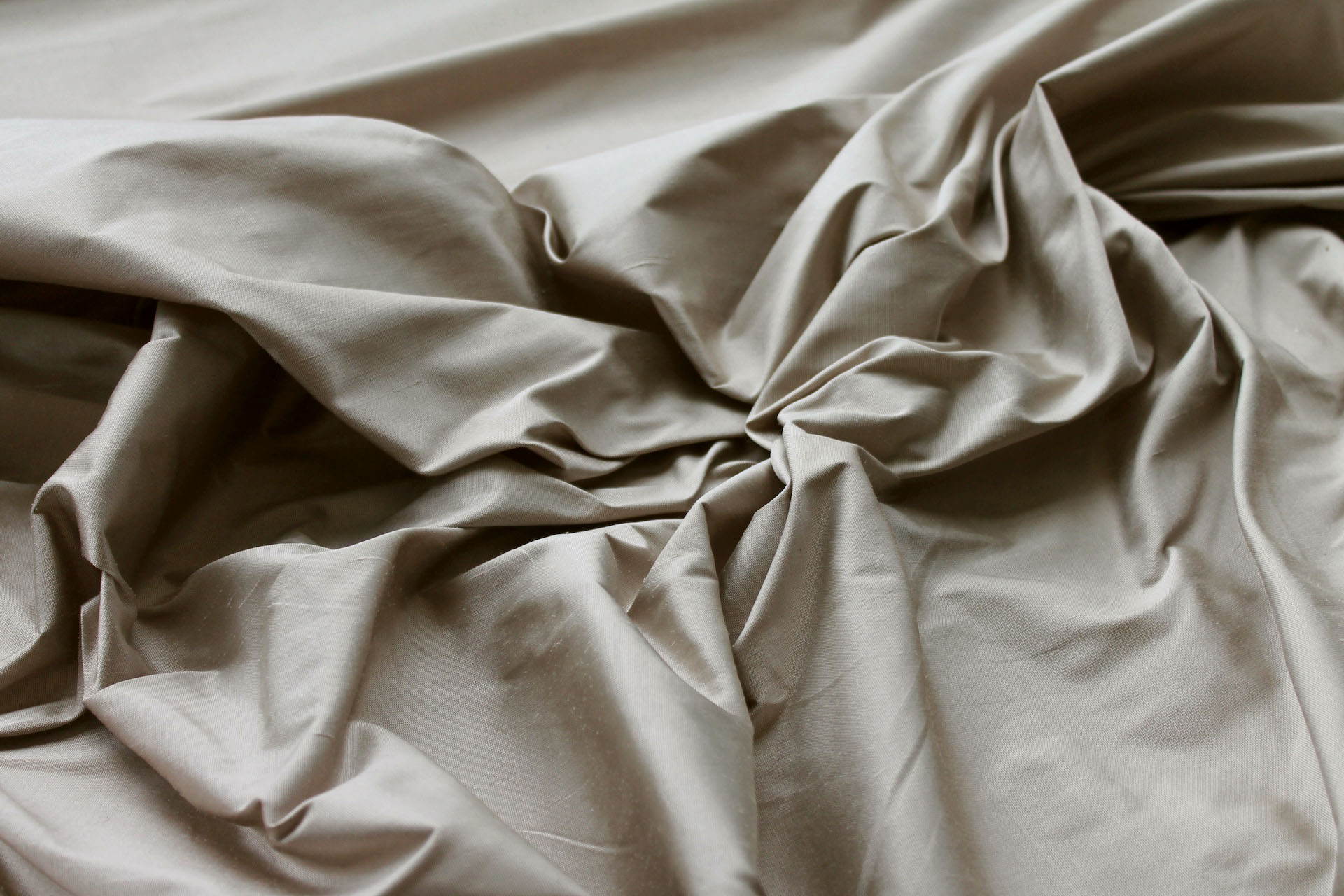 Silk Dupion - Oyster - B99 fabric, image 2 of 6