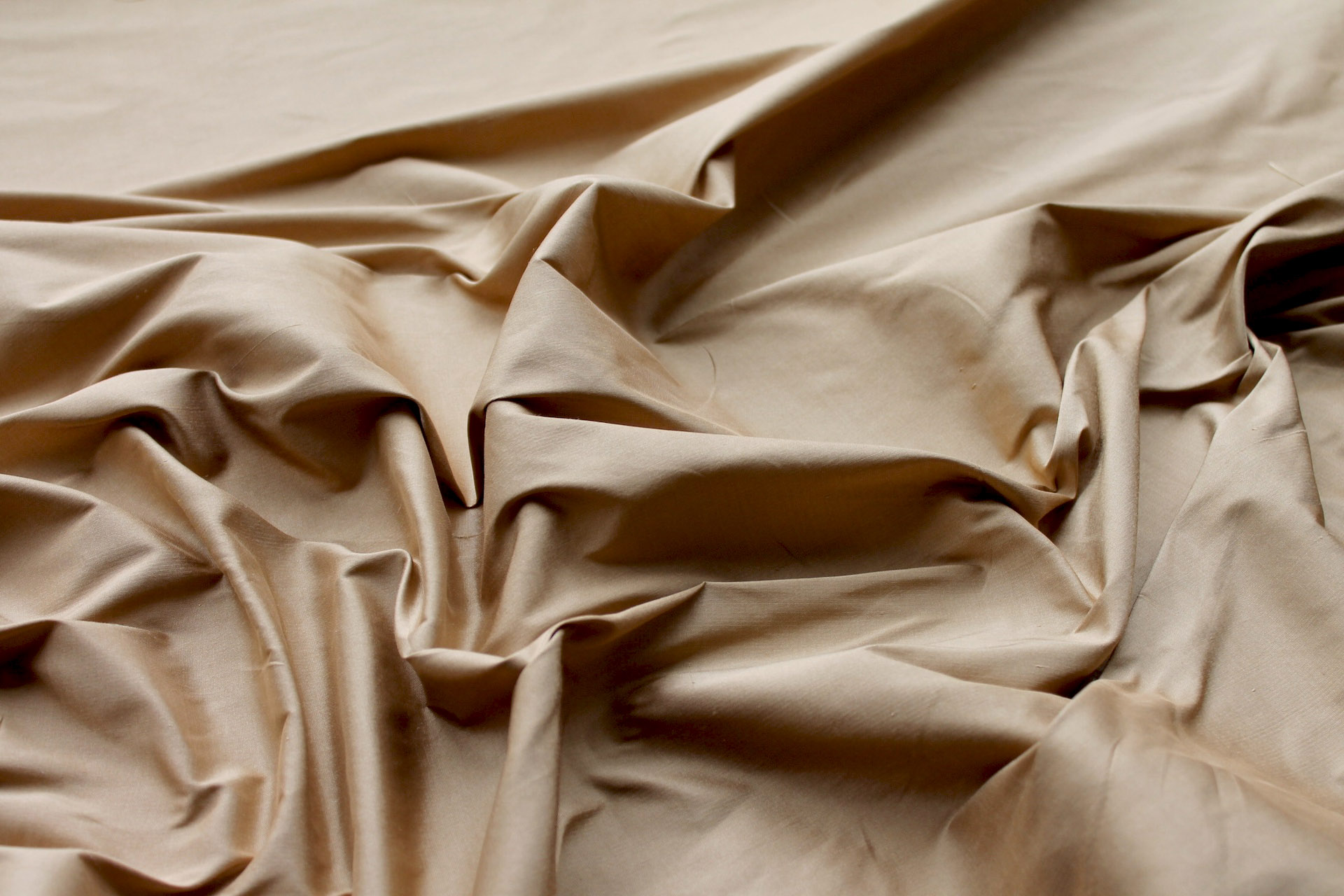 Silk Dupion - Pale Gold - B07 fabric, image 2 of 6