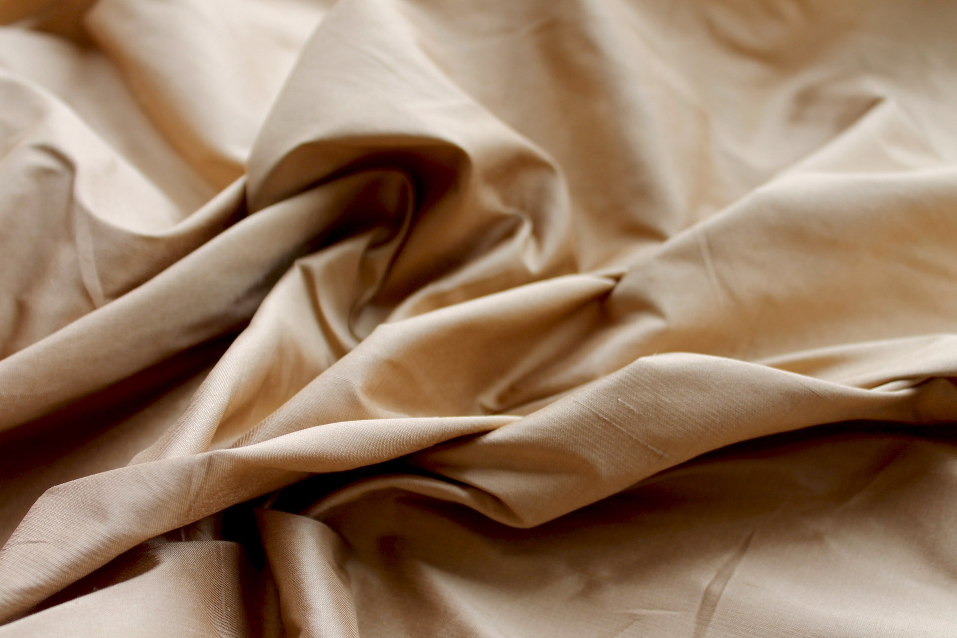 Silk Dupion - Pale Gold - B07 fabric, image 3 of 6