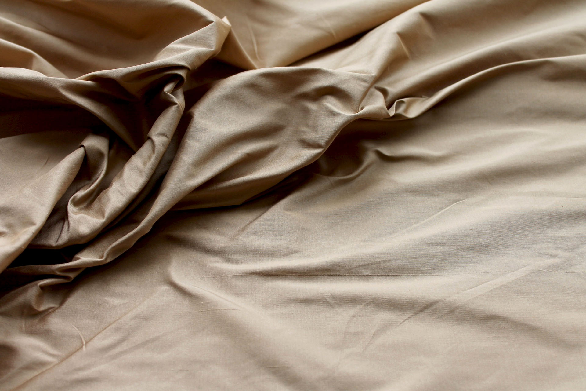 Silk Dupion - Pale Gold - B07 fabric, image 5 of 6